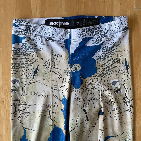 BlackMilk Game of Thrones Women's Leggings Map of Westeros Size Medium EUC - Picture 3 of 12